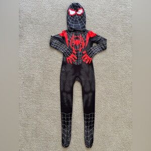 Spider-Themed Black and Red Kids Costume